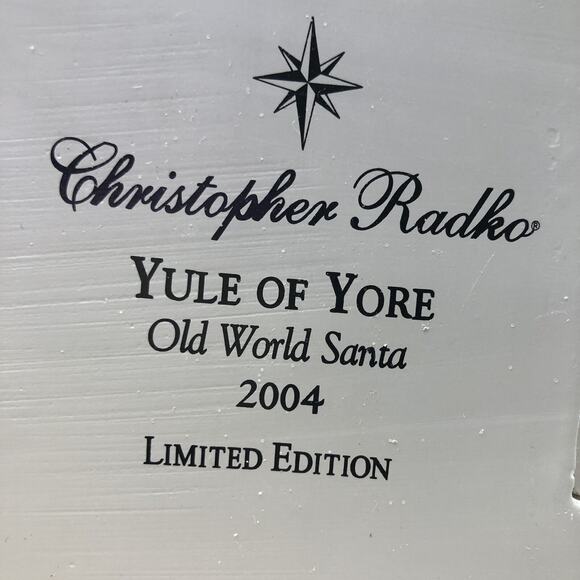 Christopher Radko Yule of Yore Old World Santa 2004 Musical Limited Edition READ - Picture 15 of 16